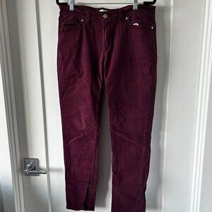 Levi’s 525 Skinny Jeans Burgundy